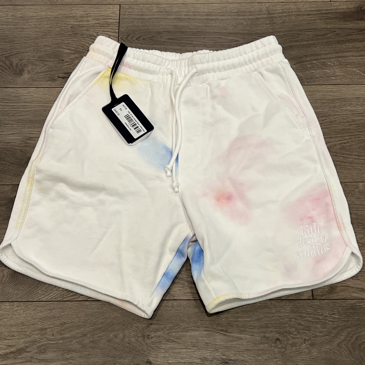 Kith Tie Dye Jordan Short White red Size XS NWT | eBay