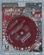 Diablo D0748CFX CERMET 7-1/4" x 48T  Steel Demon Circular Saw Blade CLM