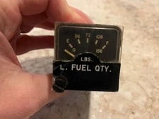 1966 Mooney M20C Mark 21 Garwin Left Fuel Quantity Indicator 22-169-910-9