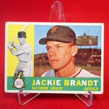 Jackie Brandt 1960 TOPPS Baseball Card #53
