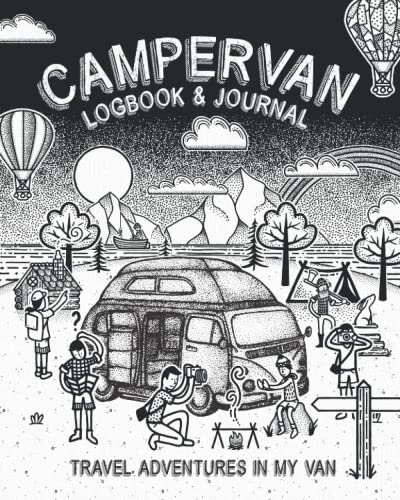 Campervan Logbook & Journal: Travel Adventures In My Van: Motorhome & Campsite - Afbeelding 1 van 1