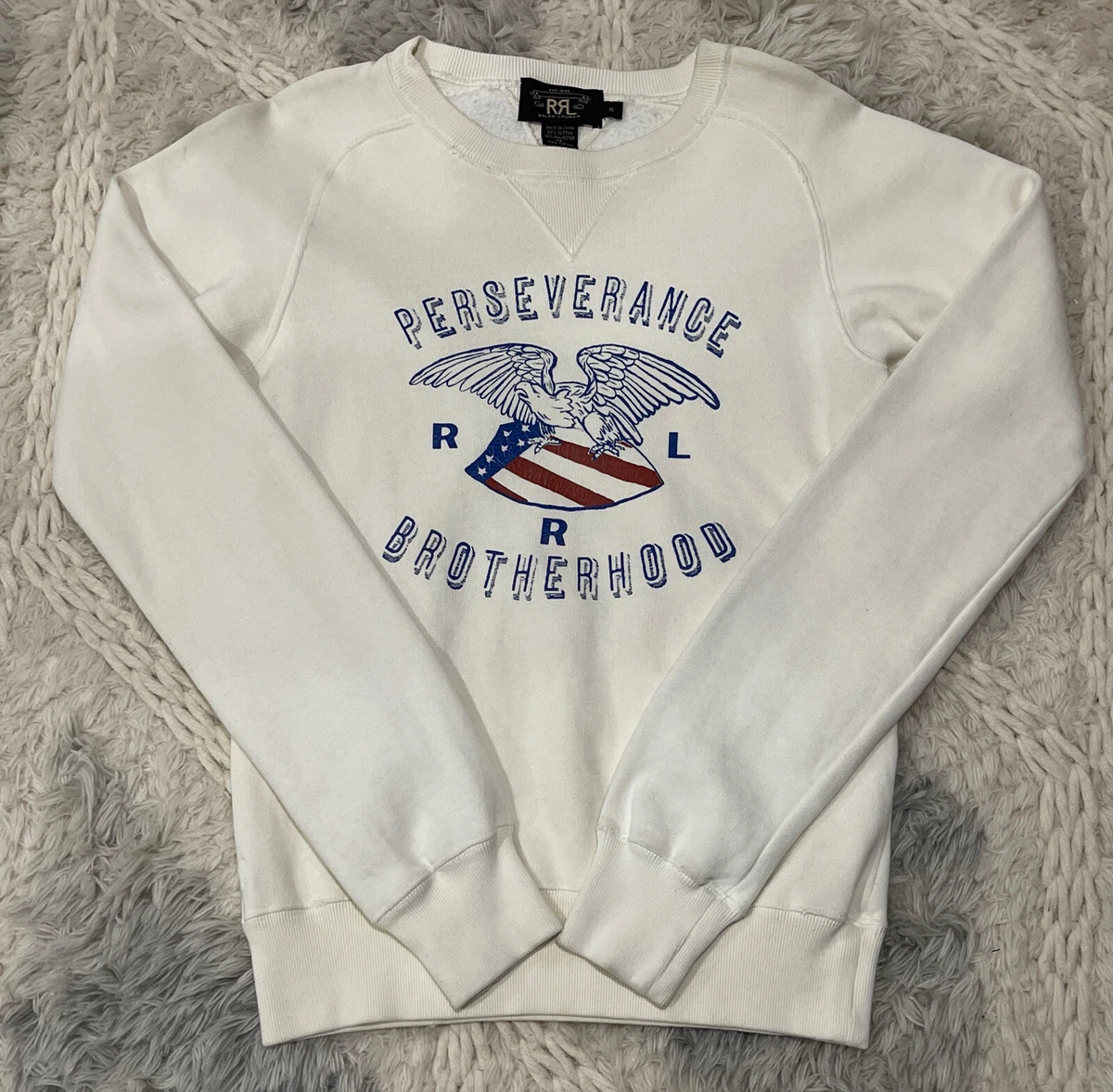 Vintage XS RRL Double RL Ralph Lauren Distressed Military
