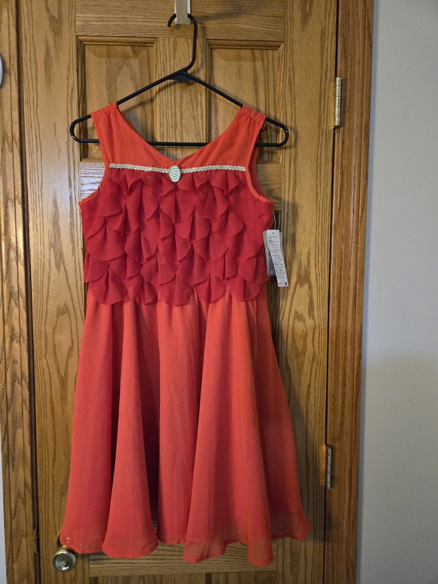 Girls' Disney Moana Dress Red Size 13 Disney Store