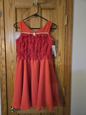 Girls' Disney Moana Dress - Red Size 13 - Disney Store