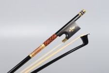 Professional 4/4 Full size Carbon fiber Violin bow White Horsehair Violin Bow, F