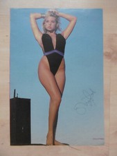 Olivia D´Abo Autogramm signed A4 Magazinbild 