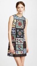 Alice + Olivia Marcelina Embroidered Dress Size 6 NWOT