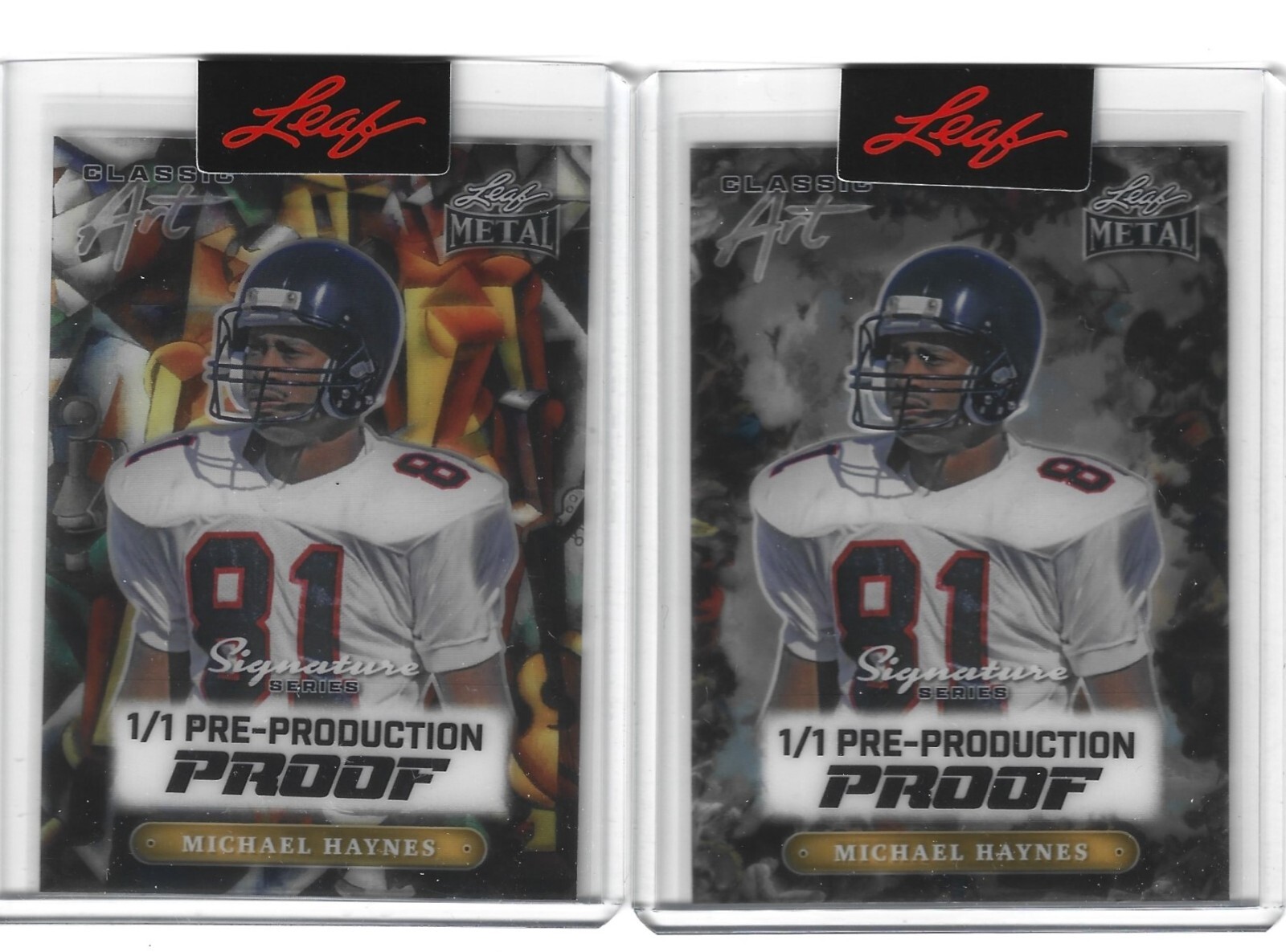 2024 Leaf Metal Signature Series Michael Haynes Unsigned Proof 1/1 Lot