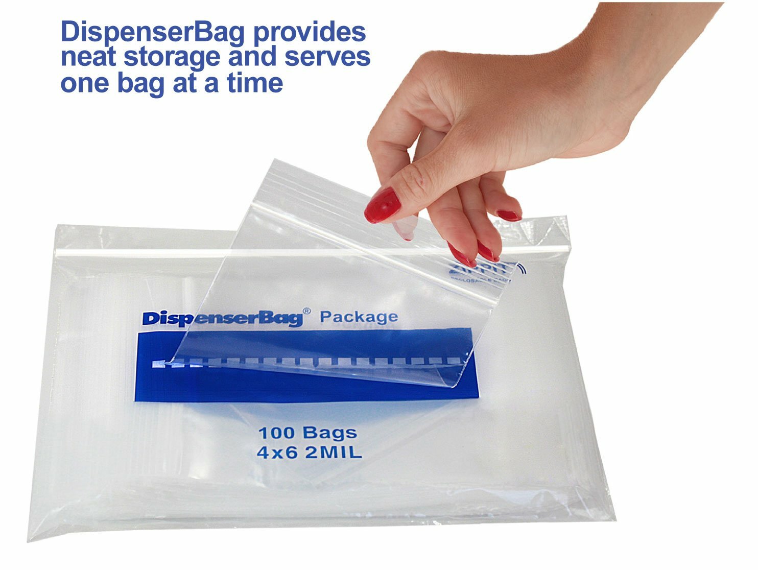 Sacchetti Richiudibili 1000 Con Cerniera (Zip) 4x6 Pollici, Spessore 2 Mil - Trasparenti, VALUEMAILERS Sacchetti Zip Trasparenti 2 Mil - Foto 4