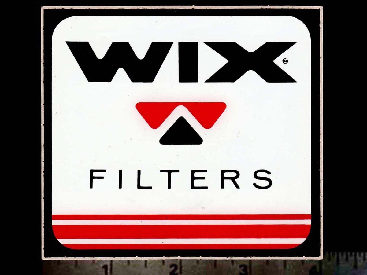 Wix Racing Sticker Wix Filter Logo WIX Heavy Duty Filters