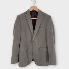 TESSUTI SONDRIO Banana Republic Tailored Fit Men's Gray Cotton Blazer 42R Italy