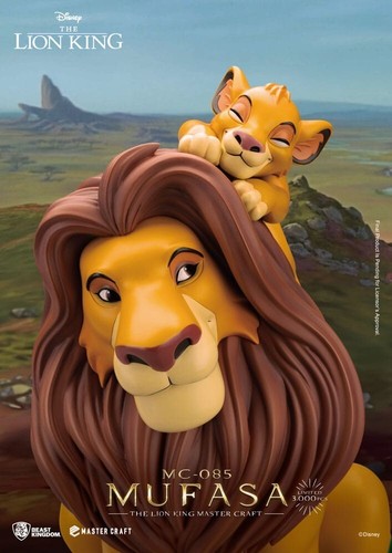 Disney Master Craft Statue The Lion King Mufasa 36 cm by Beast Kingdom - Foto 6 di 6