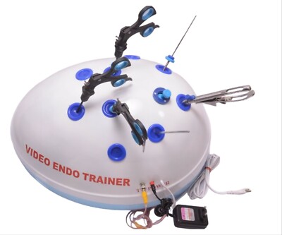 Laparoscopic Simulation Training Box Camera Endo Trainer Surgical Instrument Set