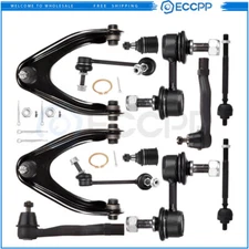 Front Upper Control Arm Ball Joint Tie Rod End Suspension Kit For 1997-2001 CR-V