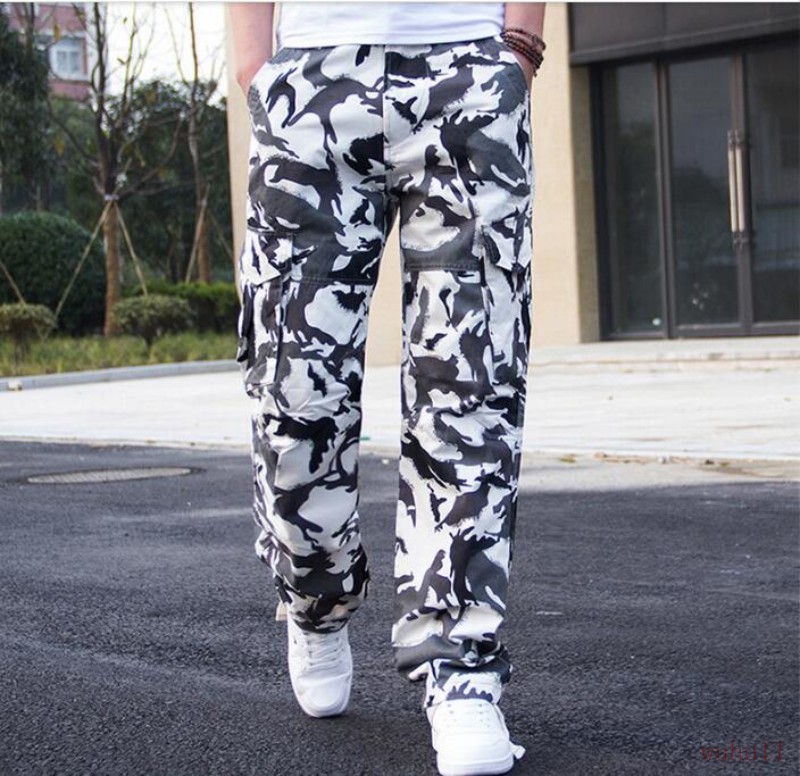 white camouflage pants