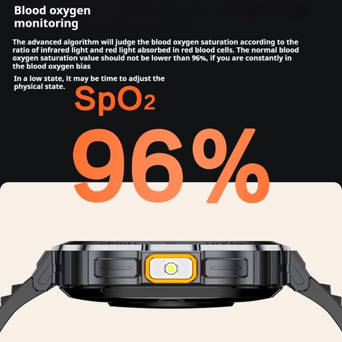 2.0"Military Smart Watch Men (Call Receive/Dial) Rugged Tactical Fitness Tracker - Picture 7 of 21