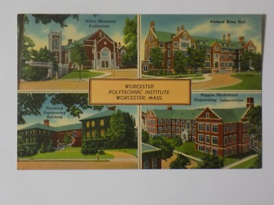 Worcester, Massachusetts MA ~ Polytechnic Institute 1944 MULTIVIEW