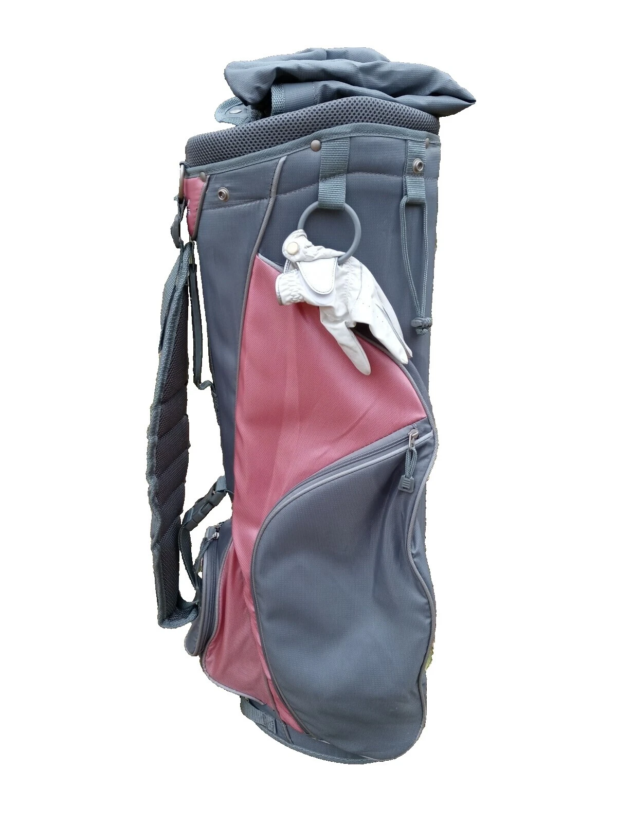 Mecanismo de soporte de bolsas de golf del personal