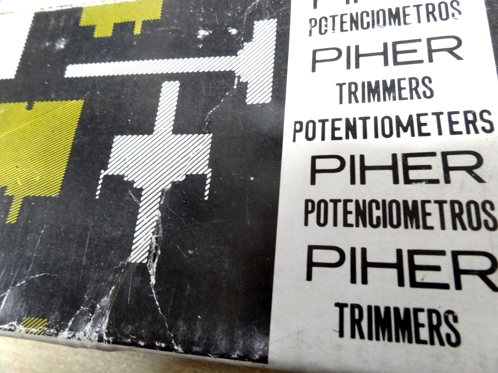 6x 25K large preset potentiometer Piher VR30 10mm x 15mm trimmer