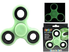 Fidget Spinner - Glow in the dark - One item with Random Color