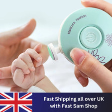 Electric Baby Nail Trimmer Kid Nail Polisher Tool Infant Manicure Scissors