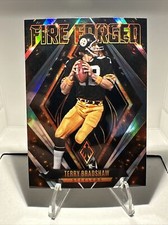 2022 Panini Phoenix Football TERRY BRADSHAW Fire Forged Silver Prizm Parallel