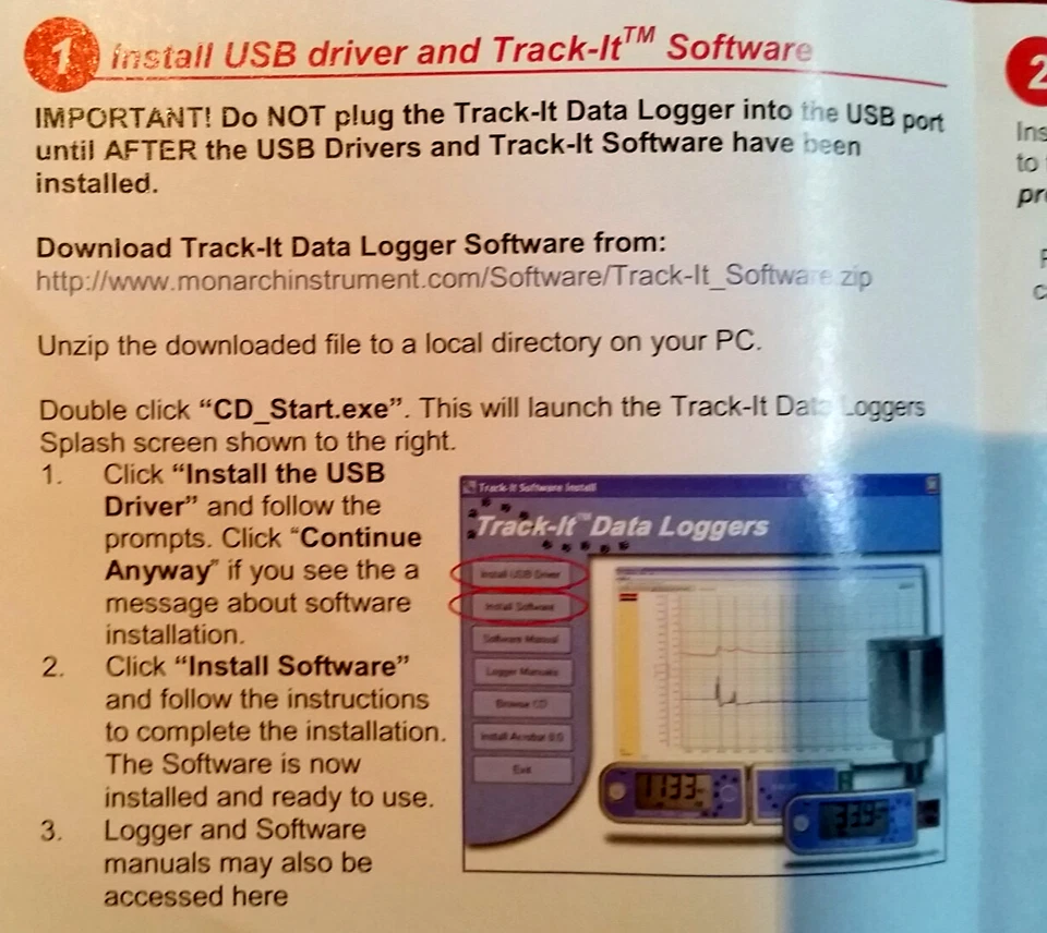 Monarch Temp Track-It B Temperature Data Logger - Grainger Part 36J805 - Image 4 of 4