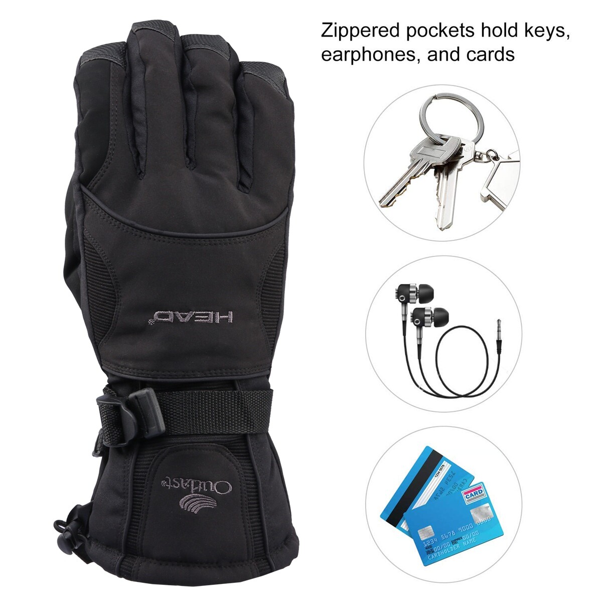 Men and Women Winter Gloves Ski Snowboard Snow Thermal Waterproof