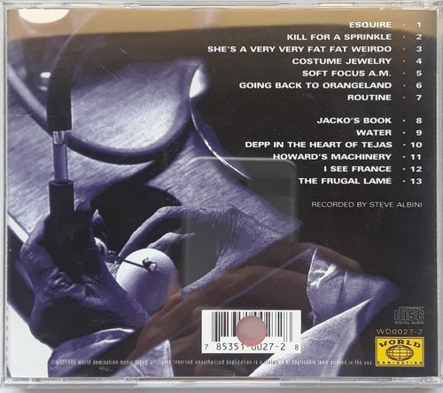 Lizard Music Fashionably Lame CD 1995 World Domination Records Alt Indie Rock - Bild 2 von 3