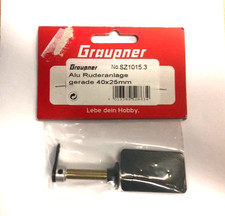 Graupner RC Aluminium Scale Rudder (40x25mm) RC Model Boat Fittings SZ1015.3
