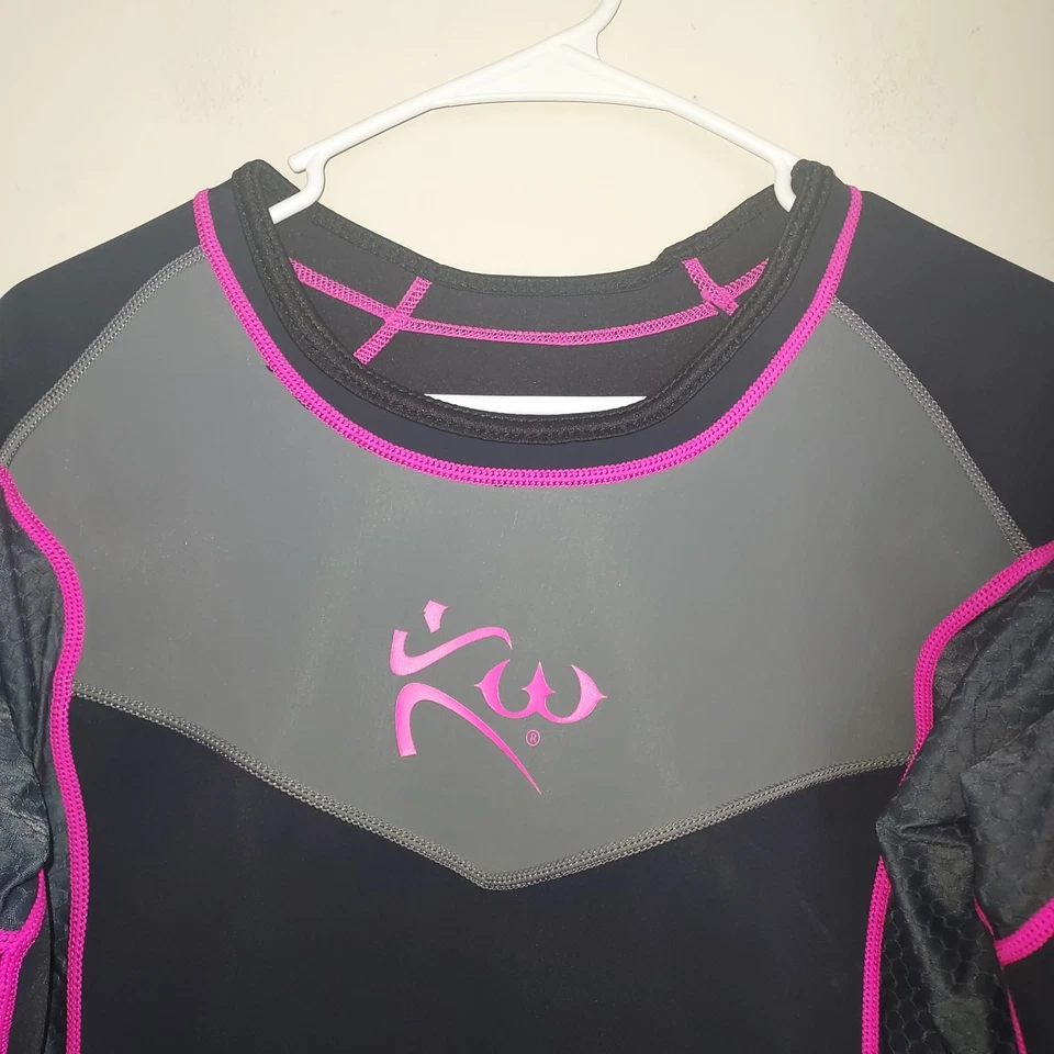 Camisa para mujer Kutting Weight (KW) grande sauna neopreno ropa térmica negra rosa Foto 2 de 4
