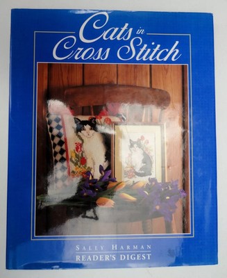 Katzen im Kreuzstich Sally Harman. Stickerei Gobelin Designs Diagramme Muster