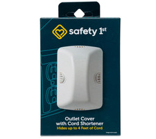 Safety 1st Outlet Cover with Cord Shortener for Baby Proofing