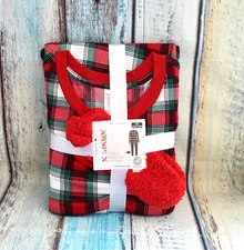 Women's Joyspun Pajama Top Joggers Socks Gift Set 3-Piece SIZE 3X Winter NEW