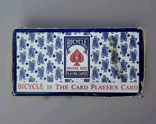  Vintage BRICK of Bicycle Bridge Size, 12 Red, SEALED Playing Card Decks.. Ohio 