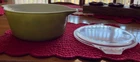 Pyrex vintage Verde Green 2 1/2 qt #475 bowl with lid