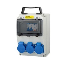 For Construction Site Ready Power Distribution Box with Fuse and RCD Protection