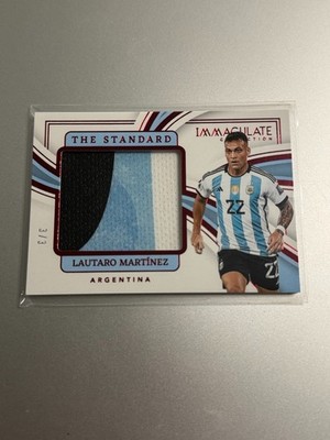 2023-24 Panini Immaculate Collection Lautaro Martinez /3 The Standard Patch