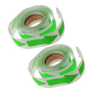 Self Adhesive Arrow Shaped Stickers in Green for Envelope Sealing and Decoration
