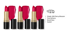 Revlon Super Lustrous Lipstick, 028 Cherry Blossom, New Sealed Pack Of 3