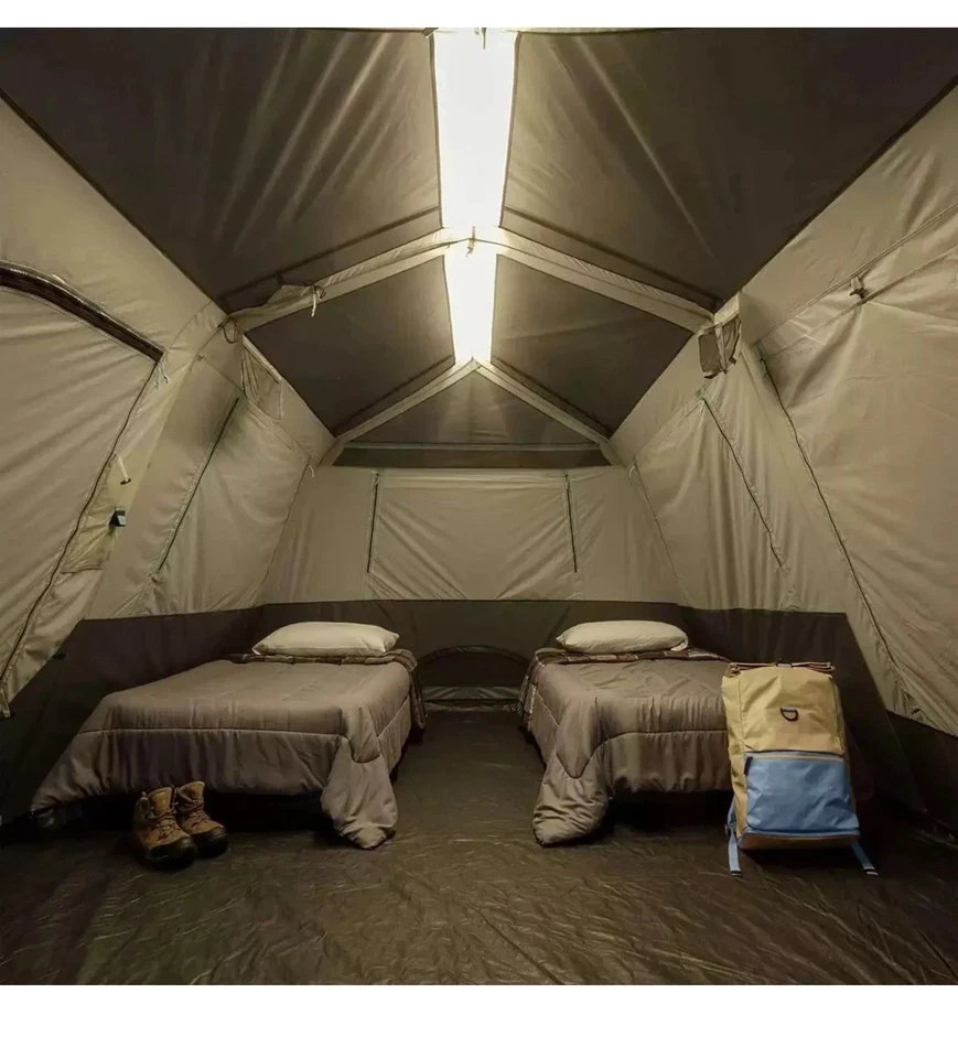 CORE 10 MAN PERSON LIGHTED INSTANT CABIN TENT CAMPING LARGE FAMILY QUICK SETUP - Image 3 of 4