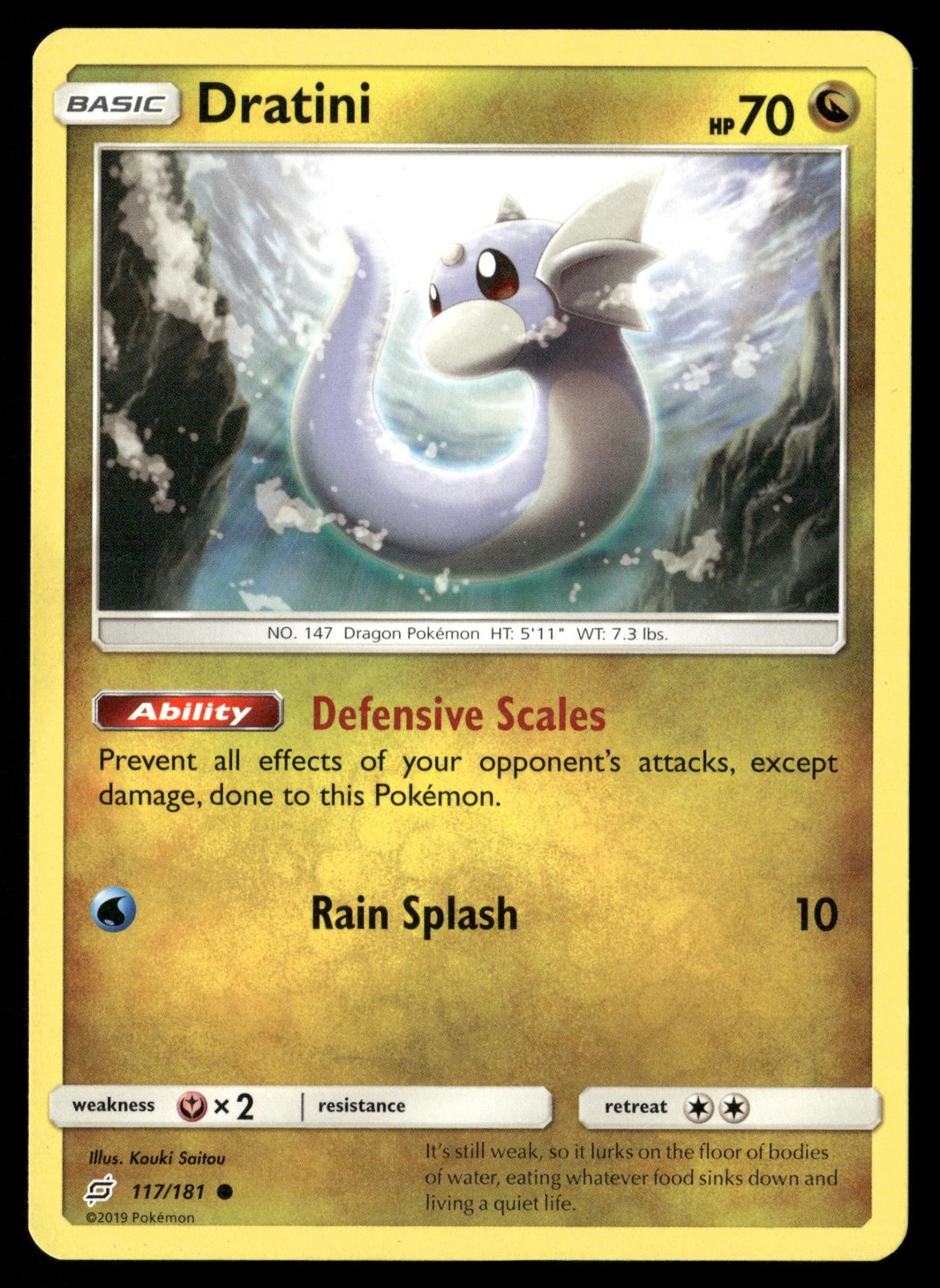 Dratini 117/181 Common Team Up Pokemon Near Mint