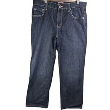 Tommy Hilfiger Mens Relaxed Fit Denim Pants Classic Straight Jeans Blue SZ 34x29