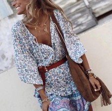 Spell & the Gypsy Collective Dahlia Tunic Dress, XS, NWT!