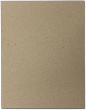 Kraft Chipboard Sheets - 8 1/2" X 11" - Thick 30Pt -100 Pieces - Perfect for S