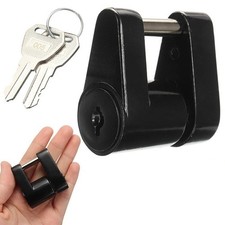 Trailer Hitch Coupler Lock Dia 14 Span 34 For Tow Boat Rv Truck Car 2 Keys Trailer Hitch Coupler Lock Dia 14 Span 34 For Tow Boat Rv Truck Car 2 Keys