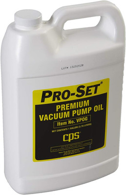 VPOG Pro-Set Premium Vacuum Pump Oil - 1 Gallon Container