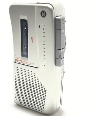General Electric AVR Fast Playback Handheld MicroCassette Voice Recorder (3-5375
