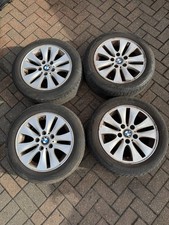 BMW 1 SERIES E81 E82 E87 E88 16 INCH 5 STUD ALLOY WHEELS 205/55 R16 X4 Full Set