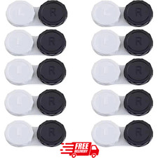 10x Contact Lens Case Holder Leakproof Travel Eye Lens Storage Box Compact Safe